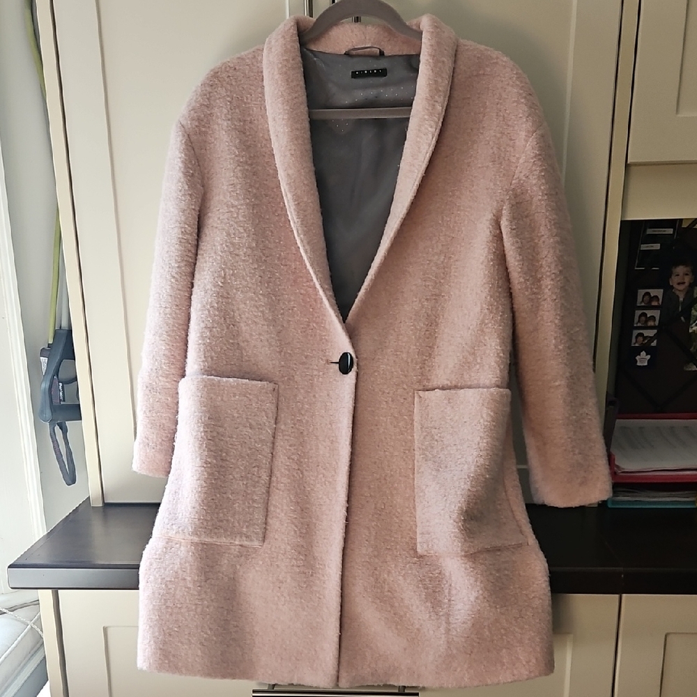 Sisley Soft Pink Teddy Jacket